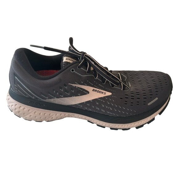 Brooks Ghost 13 Running Shoes Women's 9 Mesh Lightweight Gray Pink Sneakers - Picture 1 of 9